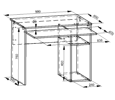 Габаритные и функциональные размеры.