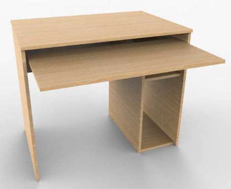 Ученический компьютерный стол КС-1 для кабинета информатики