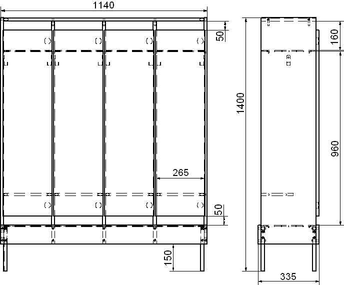 Шкаф для одежды детский ШД-4с