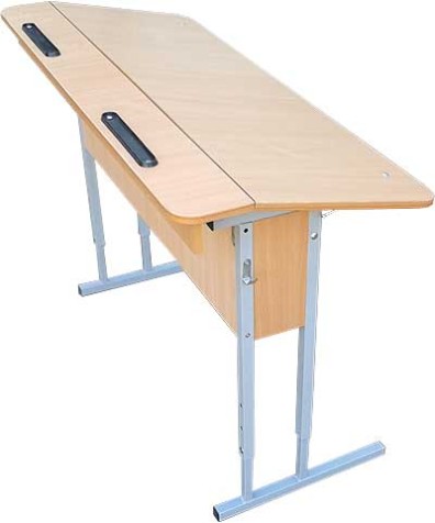 Стол ученический СРВН-3 на металокаркасе из прямоугольной трубы