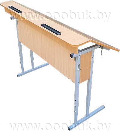 Стол СРВН-3 с регулировкой высоты и наклона крышки стола и автоматической регулировкой положения предметной полки 