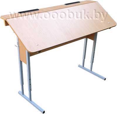 Стол СРВН-3 с регулировкой высоты и наклона крышки стола и автоматической регулировкой положения предметной полки 