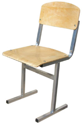Стул школьный ученический с постоянной высотой сиденья