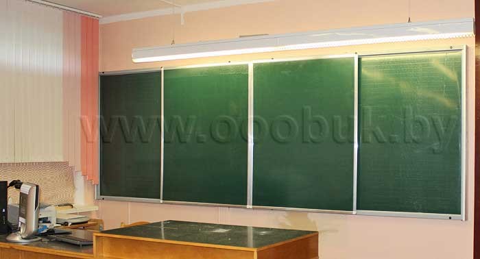 Доска комбинированная с горизонтальным перемещением створок