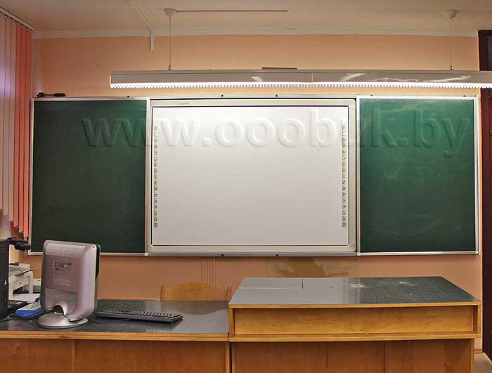 Доска комбинированная с горизонтальным перемещением створок