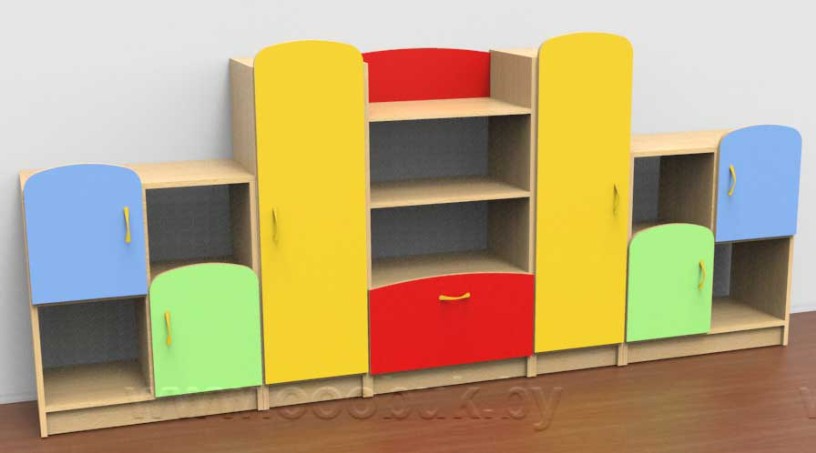 Комплект стеллажей модульных