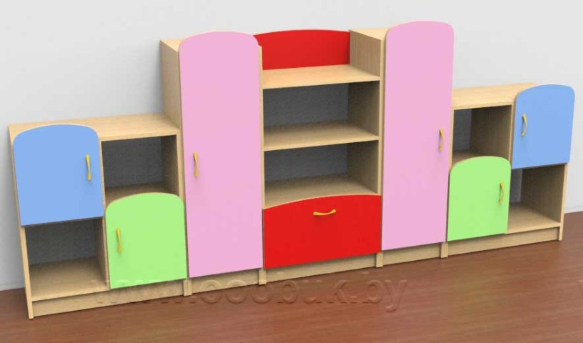 Комплект стеллажей модульных