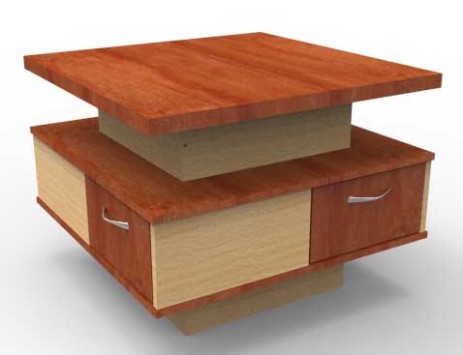 Тумбочка двух ярусная К-4д